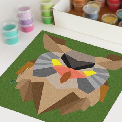 Sova 4 (Velikost 30x30cm)