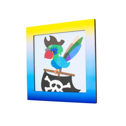 Barevný rámeček - vlastní výběr barvy (format 21x21 cm)