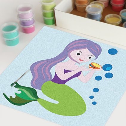 Mořská víla 7 (Velikost 15x20cm)