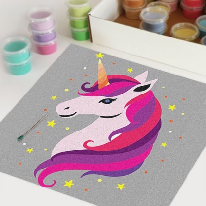 Jednorožec 6 (Velikost 21x21cm)