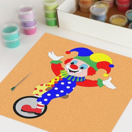 Klaun 2 (Velikost 15x20cm)