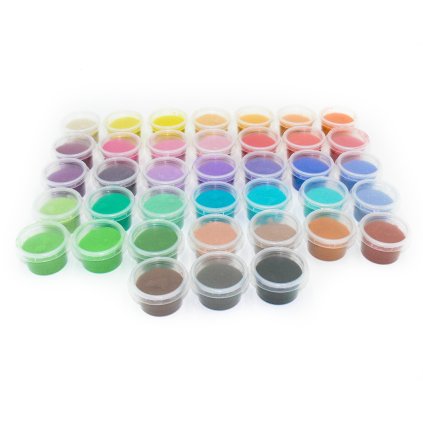 19300 sada barevnych pisku 38x30g