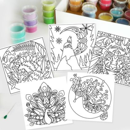 19441 velka sada zentangle