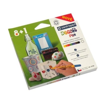 19861 barevne znackovace centropen decorpen sada 8 1 ks