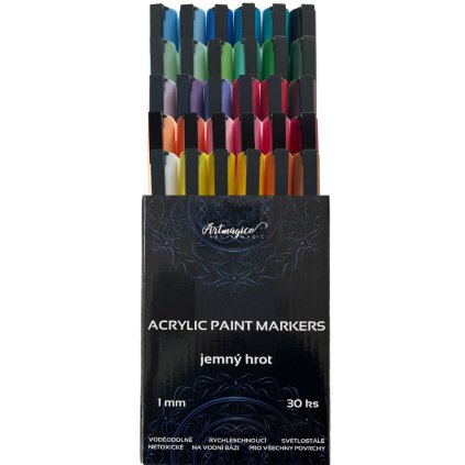 20209 2 artmagico akrylovy fix s jemnym hrotem uni basic