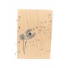 Dřevěný zápisník - pampeliška