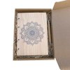Dřevěný zápisník - mandala