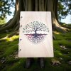 Dřevěný zápisník - strom života