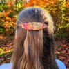 Dřevěná spona do vlasů - Hřejivý podzim