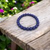 Náramek skleněné perle TWILIGHT - cobalt glaze