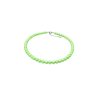 Náhrdelník skleněné perle - bright green