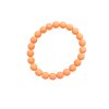 Náramek skleněné perle BONDELI - soft orange