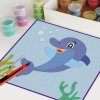 Delfín (Velikost 30x30cm)