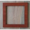 Rámeček s čirým plexisklem - dekor třešeň (format 21x21 cm)
