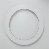 Rámeček kulatý s čirým plexisklem - bílý (prumer 21 cm)