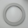Rámeček kulatý s čirým plexisklem - šedý (prumer 21 cm)
