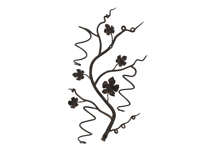 Kovaná větev na tři lahve vína  700x400 mm