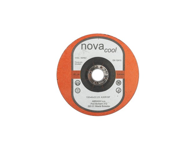 Řezný kotouč průměr 125x1,0x22,2 A46T NOVAtool rovný