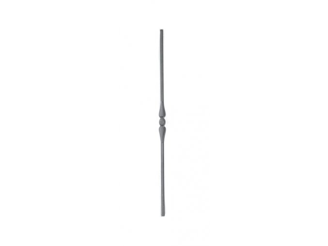 Tyč s ozdobným středem 12x12 mm, velikost 950 mm