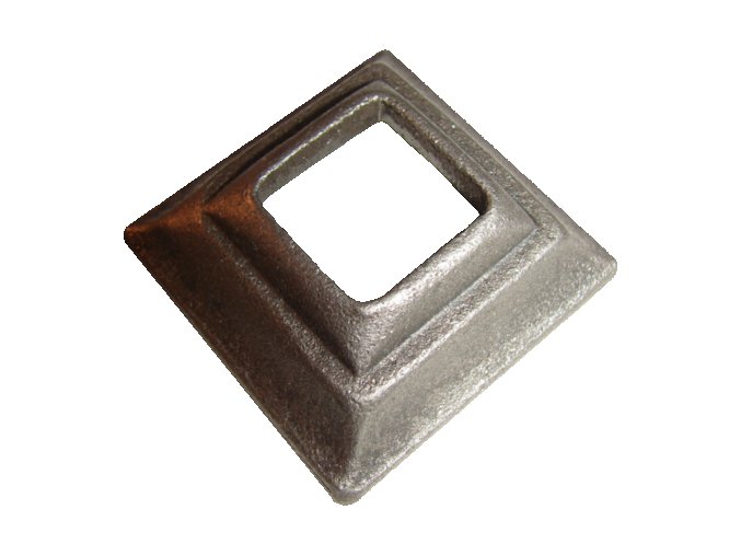 Krytka kovaná  s otvorem 40,5 mm, 80x80x20 mm