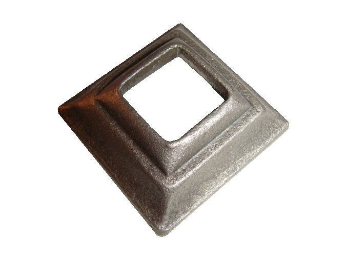 Krytka kovaná  s otvorem 12,5 mm, 40x40x20 mm