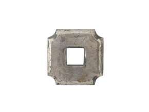 Krytka kovaná s otvorem  30 mm, velikost 100x100x20 mm