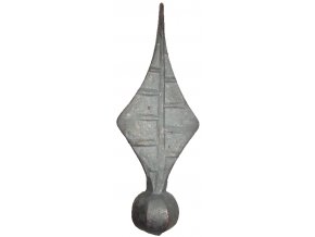 Špice kovaná  - kulatina  průměr 29 mm, velikost  140x55 mm