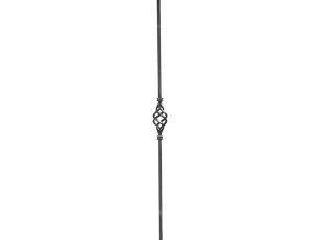 Tyč s ozdobným středem 12x12 mm, velikost 950 mm