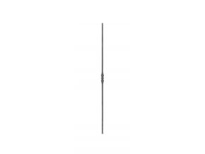 Tyč s ozdobným  středem  kulatina 12 mm, velikost 1000 mm