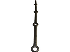 Probíjené tyče kulatina 12 mm, otvor 12 mm, rozteč 120 mm