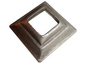 Krytka kovaná  s otvorem 25,5 mm, 60x60x20 mm