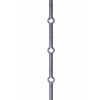 Probíjená tyč s otvorem na koso do hrany 16x16 mm, rozteč 150 mm