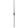 Tyč kovaná s ozdobným středem 14x14 mm, velikost 950 mm