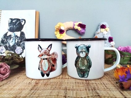 Plecháček Lišák / Medvídek /Medvídek s loďkou  - 330 ml  Výběr motivů