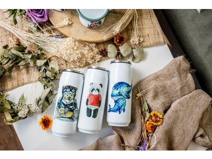 Termosky s pítkem / brčkem 400 ml  Výběr motivů