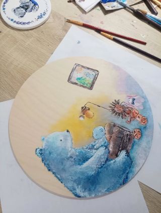 Dneska jsem se pustila do hodin, které si objednal jeden můj milý zákazník 🌹 A při té příležitosti jsem si vzpomněla mimo...