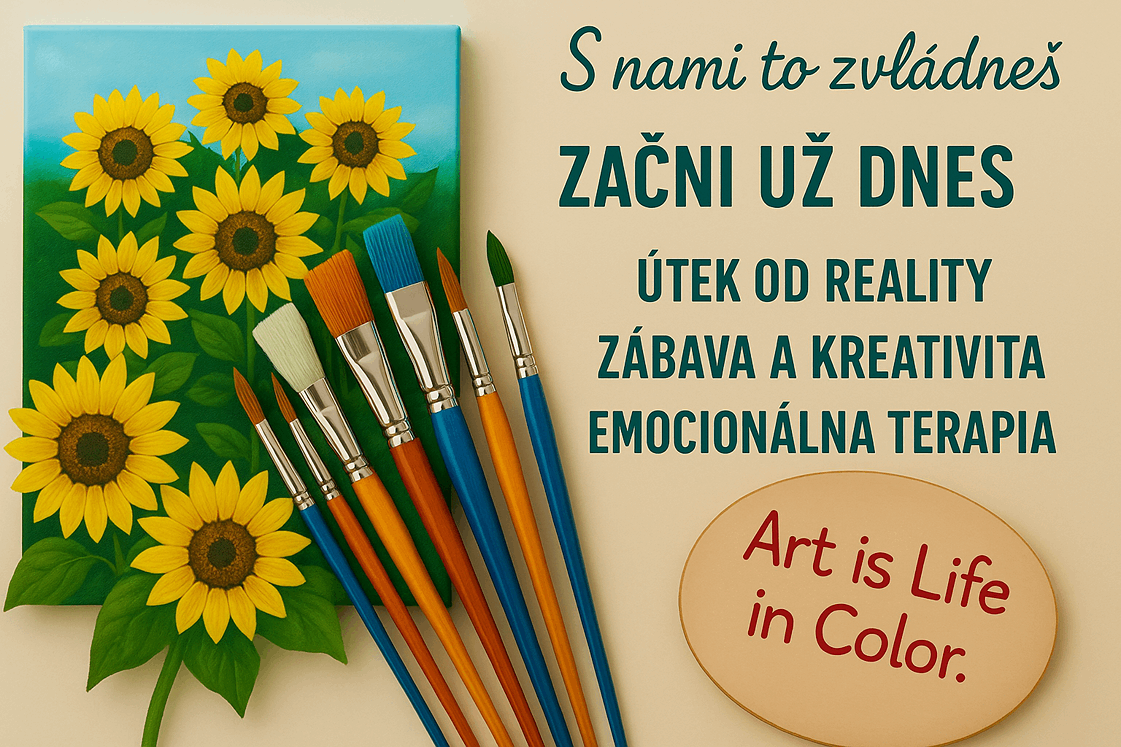Slnecnice stetce kruh art is life in color