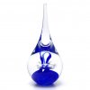 Briefbeschwerer aus Glas Tropfenform Dekor 03, Blau