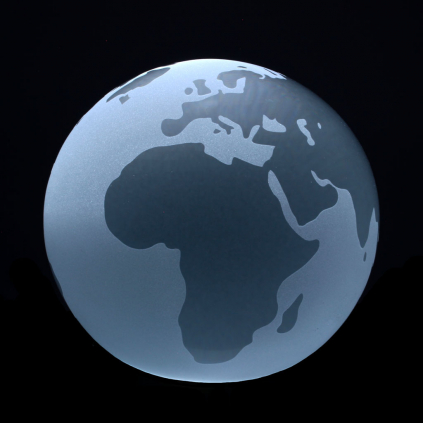 Glass Globe Paperweight, Crystal