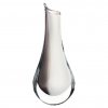 Art Glass Vase 02, MOON - Opal white and smoky black