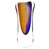 Art Glass Vase 00, ELEGANT - Gold topaz and amethyst