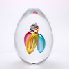 Glass Paperweight Egg Shape Decor 06