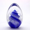 Glass Paperweight Egg Shape Decor 09