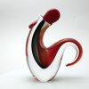 Glass Rooster Figurine