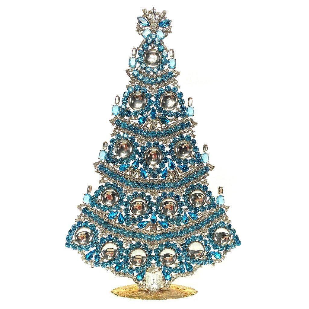2677 blue christmas ornament