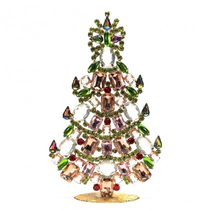 Vintage Rhinestones Christmas Tree