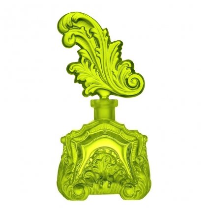 uranium glass perfume bottle vintage