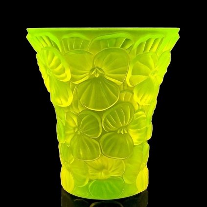 Art Deco and Art Nouveau Glass Vases H.Hoffmann by Lalique
