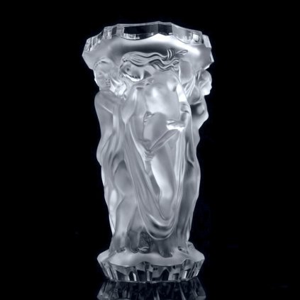Art Deco and Art Nouveau Glass Vases H.Hoffmann by Lalique