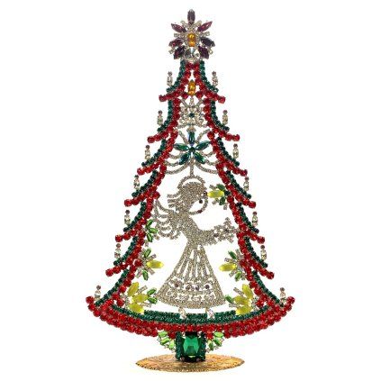 glass christmas tree